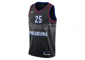 NIKE CAMISETA NBA PHILADELPHIA 76ERS BEN SIMMONS CITY EDITION SWINGMAN JERSEY BLACK