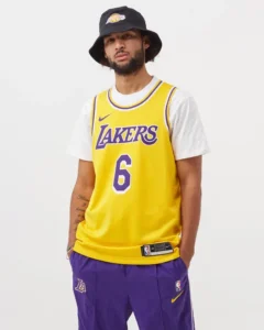 Camiseta Nike NBA Swingman Jersey Lakers Icon Edition 2020 - LEBRON JAMES