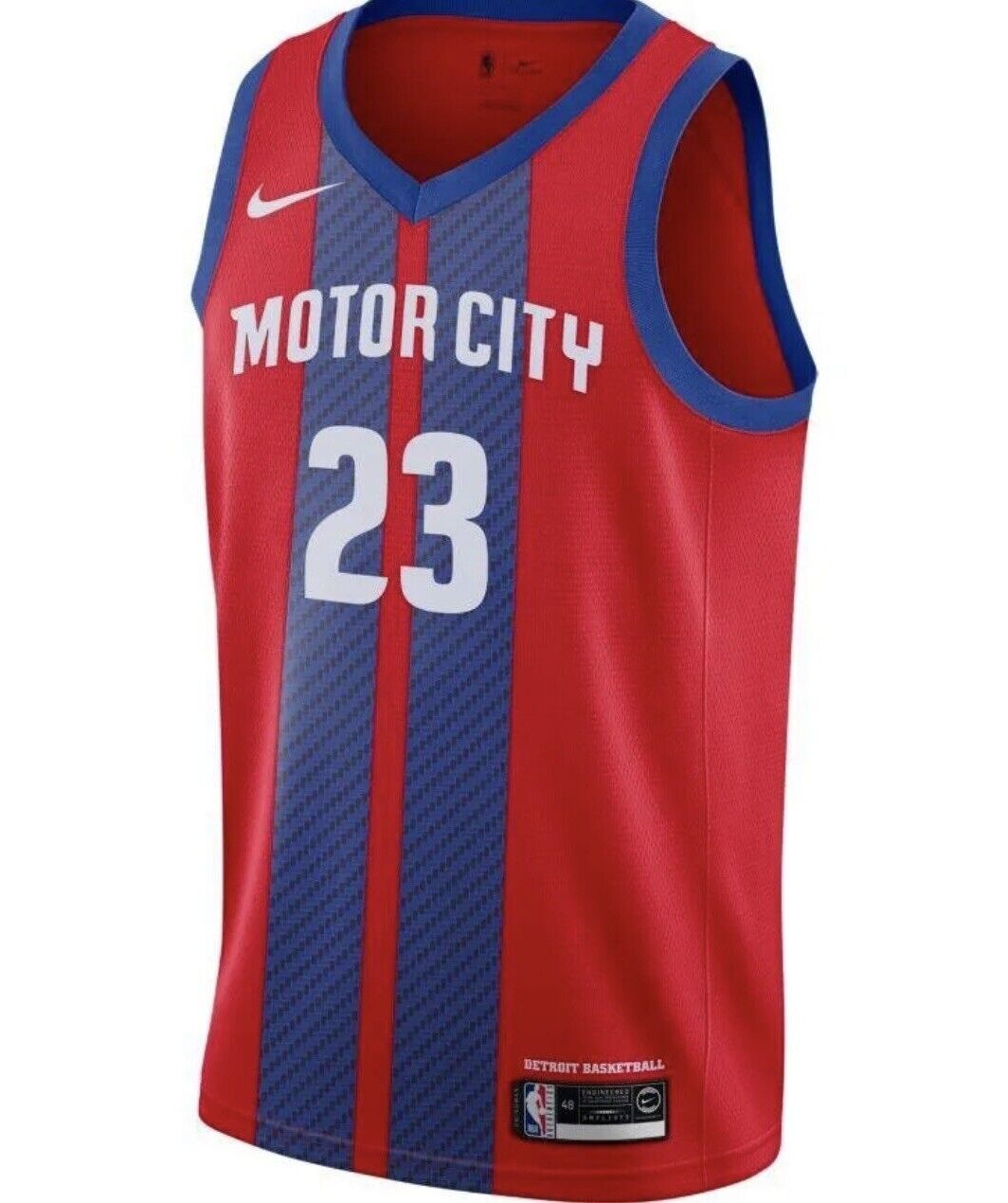 Nike NBA Detroit Pistons Rojo Jersey Griffin Motor City  Hombre