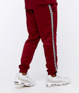 Pantalones Nike Taping Skinny Fit Joggers In Red  Vintage