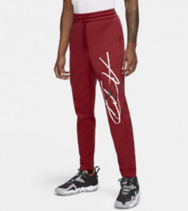 Pantalones Air Jordan Therma Fleece Red