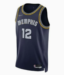 Camiseta Nike x NBA Memphis Grizzlies 21-22  Morant 12