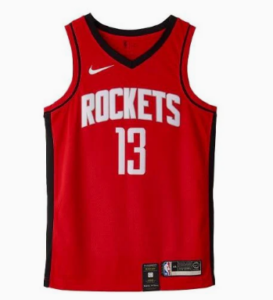 Nike NBA  houston rockets james harden icon edition jersey temporada 19/20