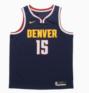 Camiseta deportiva de baloncesto Nike NBA Denver Nuggets Jokic 15