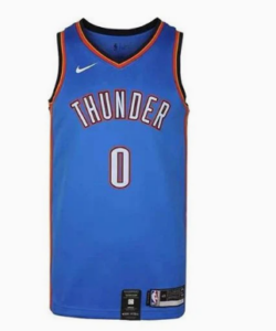 Nike Ca            camiseta Nike NBA Oklahoma City Thunder Russell Westbrook 0 Swingman para hombre