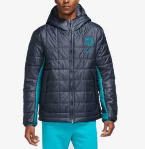 Chaqueta Nike FC Barcelona 23/24 Fleece-Lined - azul marino