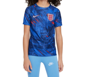 Camiseta Nike Inglaterra niño Dri-Fit pre-match