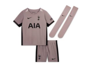 Kit tercera equipación para niños tottenham 2023/24