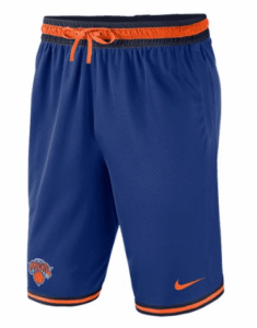 NIKE NBA NEW YORK KNICKS SHORTS RUSH BLUE