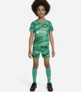 Kit  de portero niño pequeño  FC Barcelona Nike  2023/24 Original