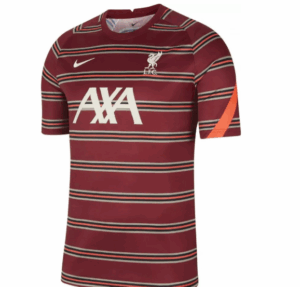 Camiseta de Pre-Partido Nike Liverpool FC 2023/2024.