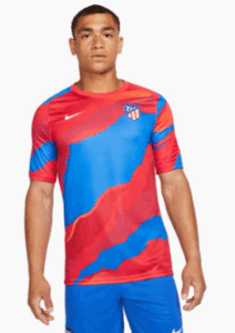 Camiseta de Pre-Partido Nike Atlético de Madrid 2023/2024.