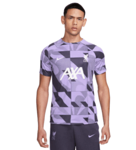 camiseta pre-partido del Liverpool 2024