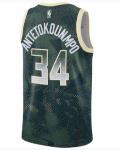 Camiseta Nike NBA Giannis Antetokounmpo Milwaukee Bucks Select Series V5