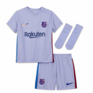 Conjunto Nike FC Barcelona 21/22 Segunda equipación para bebe