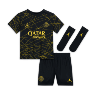 Conjunto infantil cuarta equipación Jordan x PSG 2022/23