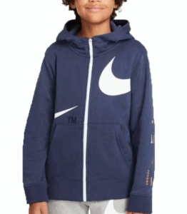 Sudadera con cremallera Nike Swoosh niño