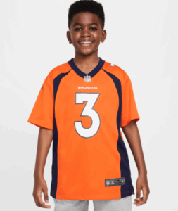 Camiseta Nike Denver Broncos (Russell Wilson) NFL Game Jersey Oversize