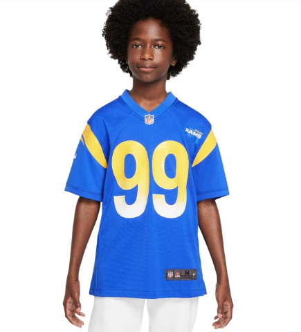 Camiseta Nike NFL Aaron Donald Los Angeles Rams Niños Oversize