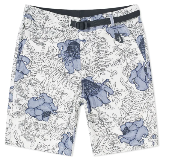 NikeLab Floral Short White, Dark Obsidian & Black